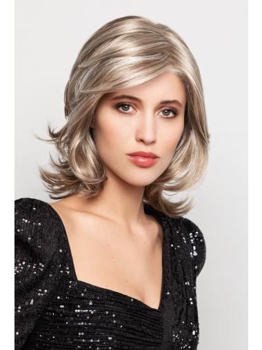 Ombre/2 Tone 12" Synthetic Wavy Monofilament Good Quality Wigs