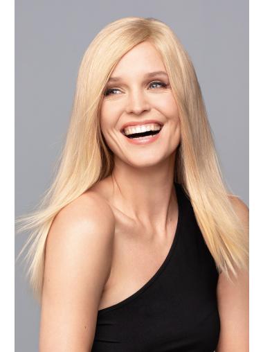 Long Lace Front Without Bangs Blonde Fashion Wigs