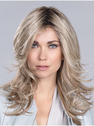 Layered Blonde 16" Wavy Luxy Hair For Women