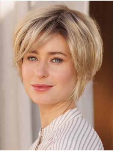 Short Monofilament Bobs Blonde Hairstyles For Short Hair